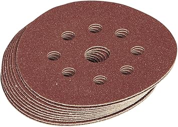 Draper 63371 125 mm 180-Grit Hook-and 