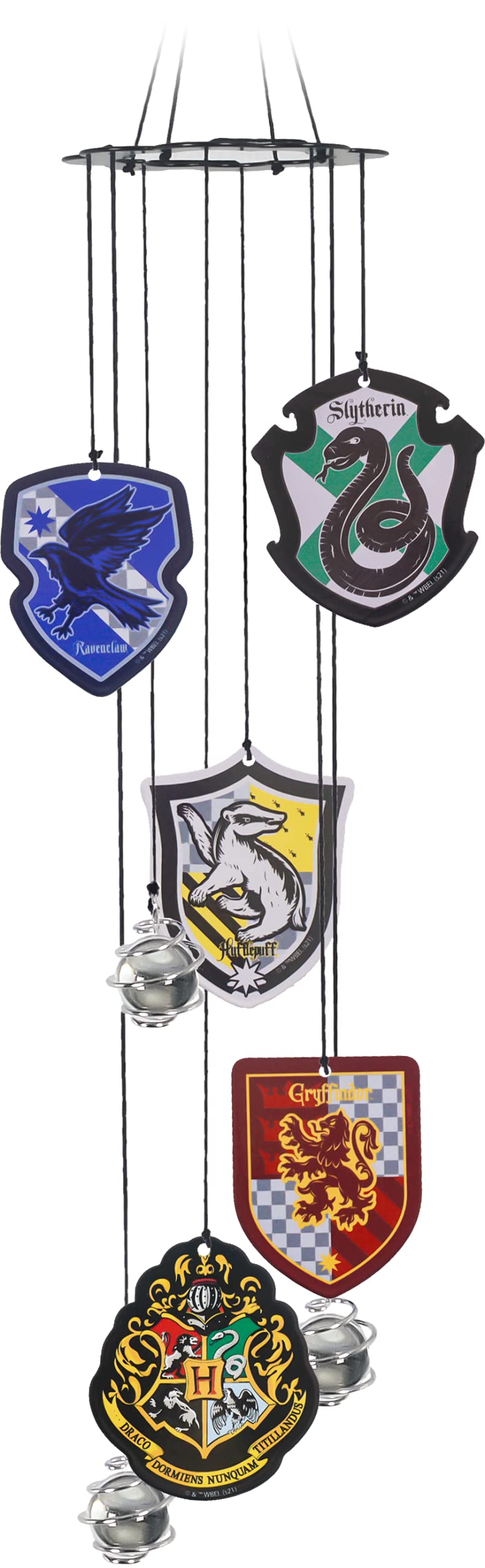 Spoontiques Harry Potter Wind Chimes, Metal, Hogwarts, 17" H