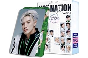 EFOOT 96PCS 2025 New NCT Photocards Set,60PCS NCT New Lomo Cards and 36PCS Stickers for Fans Thanksgiving and Christmas Collection