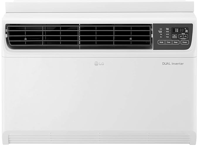 LG 1.5 Ton 5 Star Wi-Fi Inverter Window AC (Copper, JW-Q18WUZA, White, Low Gas Detection)