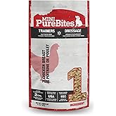 Mini-PureBites Trainers RAW Freeze Dried Chicken Breast Dog Training Treats (1PBMT60PO24)