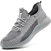 Drecage Steel Toe Safety Shoes for Women Men Work Shoes Industrial & Construction Sneakers Puncture Proof Lightweight Working Shoes