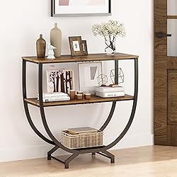 GILLAS 3 Tier Console Tables, 30" Height Entryway