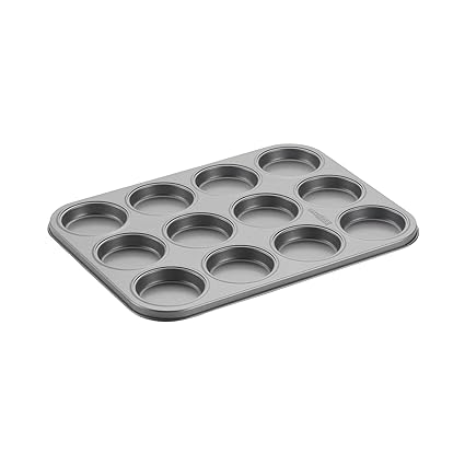 Cake Boss Novelty Nonstick Bakeware 12-Cup Whoopie Pie Pan, Gray by Cake Boss