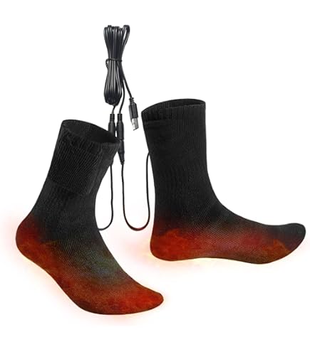 Heated Socks Men Women Battery Sock For Cold Feet Thermal Electric