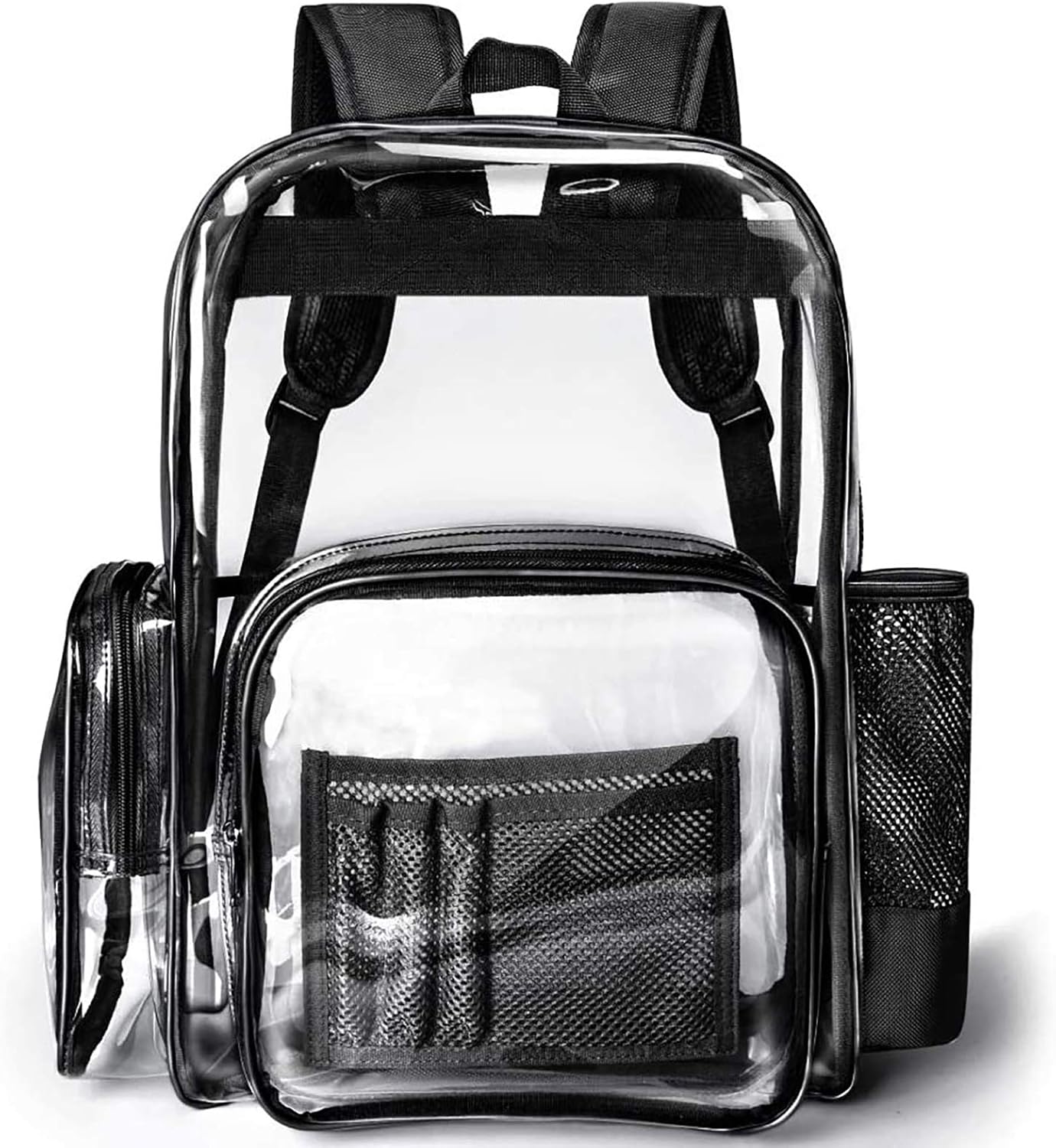 Clear Backpack, Packasso Heavy Duty Clear Bag for Adults, Boys, Girls, Stadium