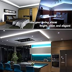 Areful LED Rope Lights, 16ft Daylight White Strip