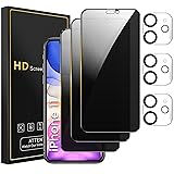 NBiefuny 3 Pack Privacy Screen Protector for iPhone