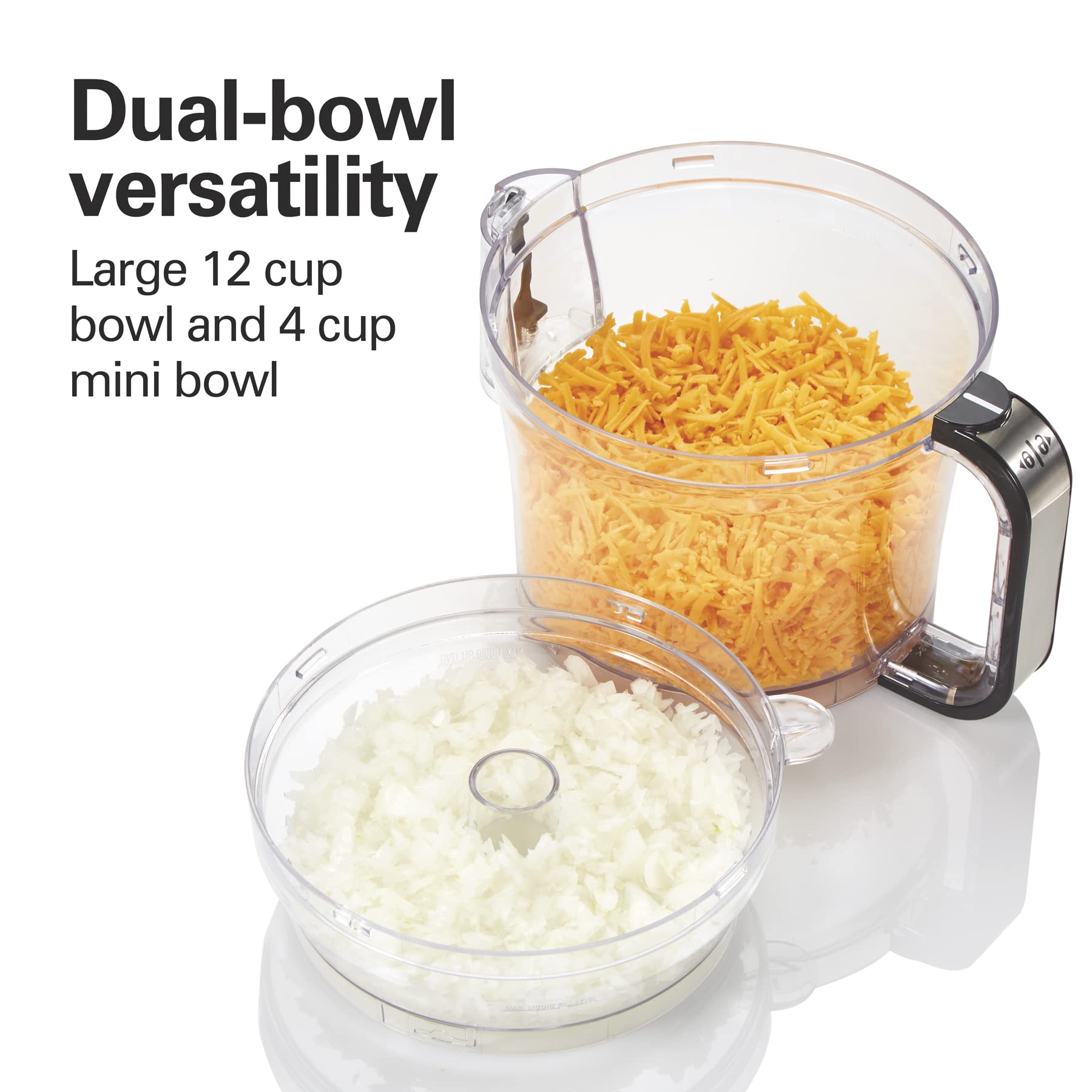 Hamilton Beach Big Mouth Duo Plus 12 Cup Food Processor & Vegetable
