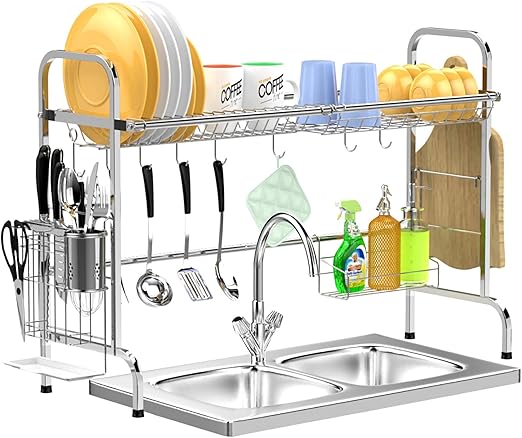amazon over the sink dish drainer