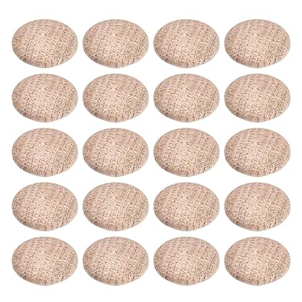 Uxcell Wood Button Plugs 0 6 Inch Oak Hardwood Screw Hole
