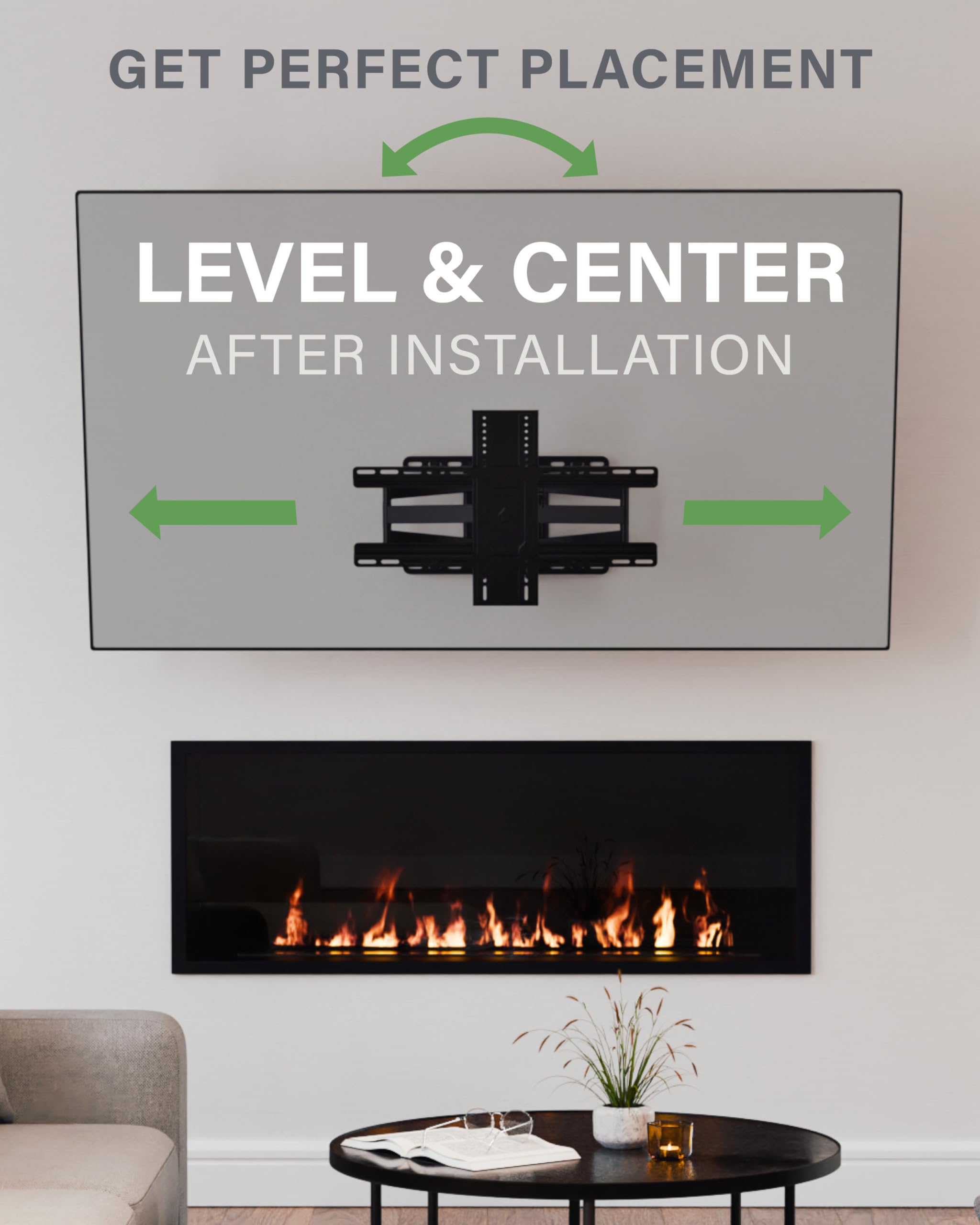 SANUS Premium Full Motion TV Mount for 42