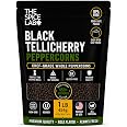 The Spice Lab Black Tellicherry Peppercorns for Grinder, 1 lb Bag | Steam Sterilized Kosher Non-GMO All Natural Black Pepper