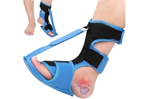 SNUSIM Plantar Fasciitis Night Splint - Upgraded Plantar Fasciitis Relief Braces For Women Men Day Night - Ankle Brace Arch Support Achilles Tendonitis Relief Foot Drop Heel Pain Relief - Adjustable