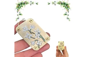 ETUIH Micro Flower Press, Miniature Flower Press Kit, Plants Art & Crafts Metal Flowers Pressing, DIY Pressed Plant Preservation Kit for Arts and Crafts Lovers, Plant Lover Gifts (Bluet)