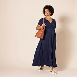 Amazon Essentials Women's Waisted Maxi Dress