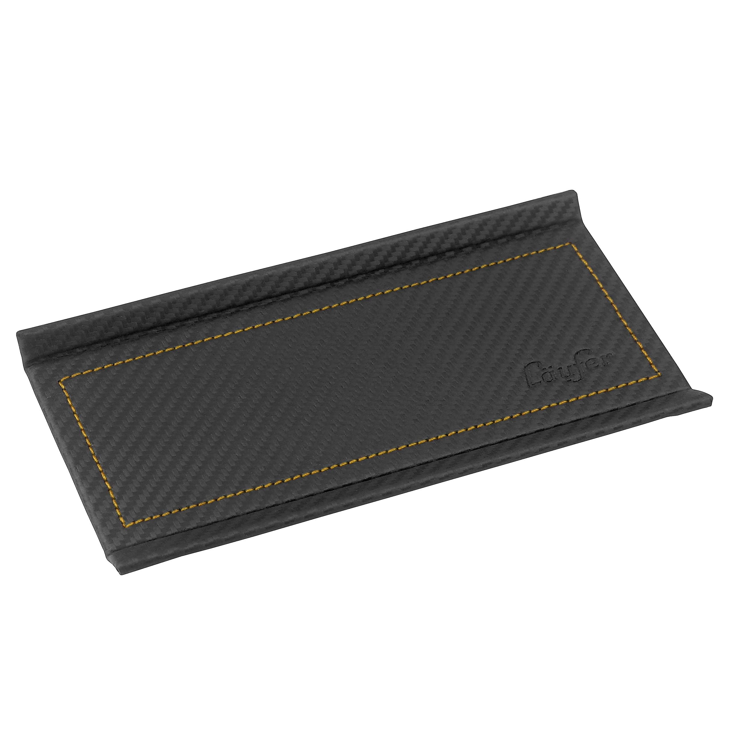 Läufer 31058 Ambiente Concerto Pen Tray 22 x 11 cm Genuine Leather, Black/Gold — image 1