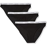 Calvin Klein womens Modern Logo Bikini 3-pack