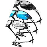 KALIYADI Polarized Sunglasses-Men Sports Sun-glasses: Mens Sunglasses Polarized UV Protection for Fishing Driving Cycling