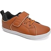 WateLves Toddler Little Kid Wide Barefoot The First Walking Shoes Girls Boys Leather Uniform Dress Shoes Lightweight Splay Naturally Minimalist Sneakers