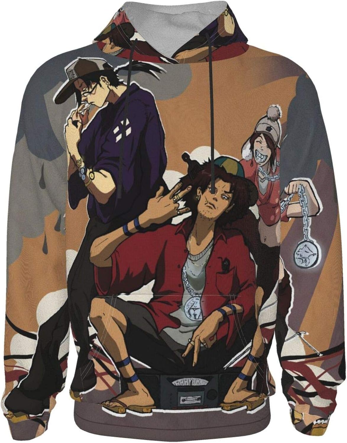 Amazon.com: Samurai Anime Champloo Hoodies for Youth Anime Hoodie Boys and Girls: Clothing