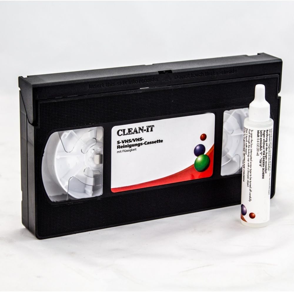 XTC R de cassette de nettoyage VHS SVHS/pour vidéo VHS Amazon.fr
