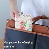 siixu Colorful Pocket Notebook A6 Floral Vegan Leather Red view 6