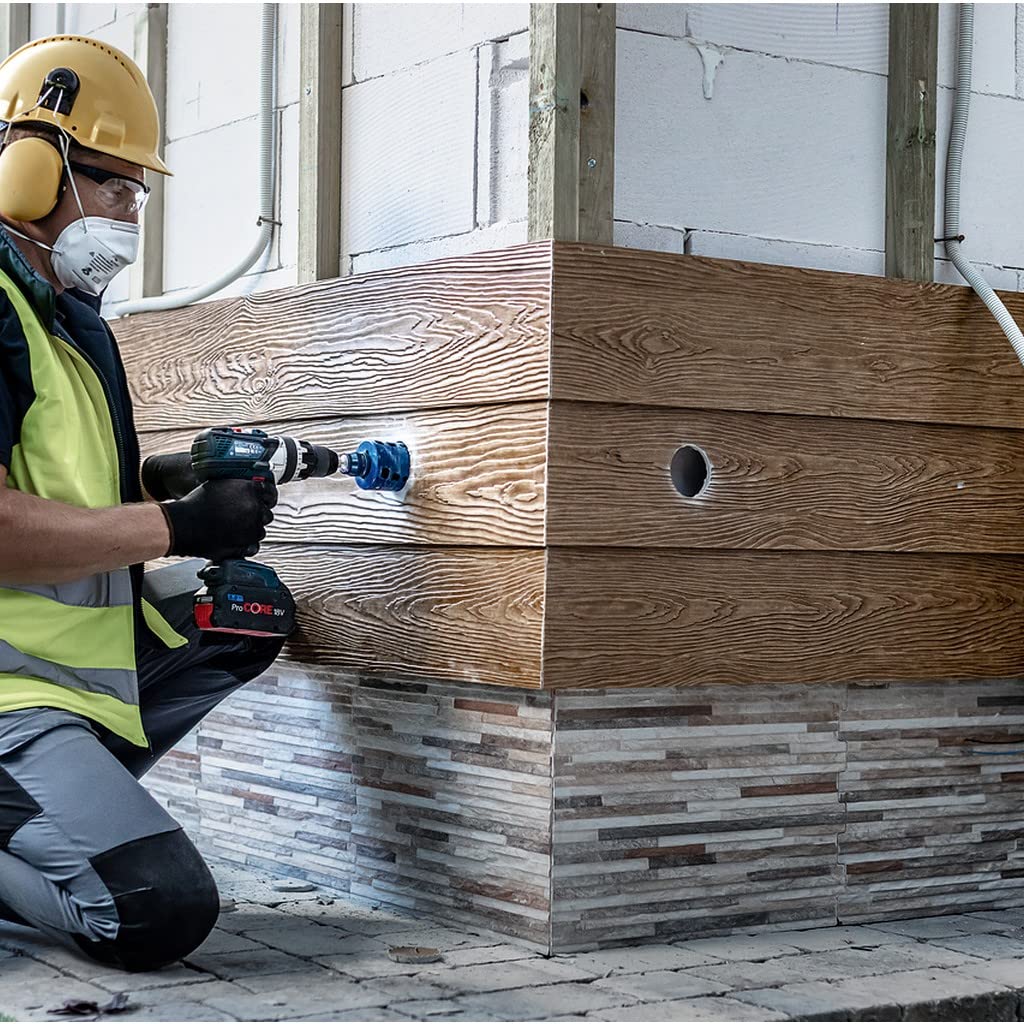 Bosch 11x EXPERT Tough Material Lochsäge Set (für Holz mit Metall, Ziegelstein, Ø 20-76 mm, Professional Zubehör Bohrmaschine/Schrauber) 8