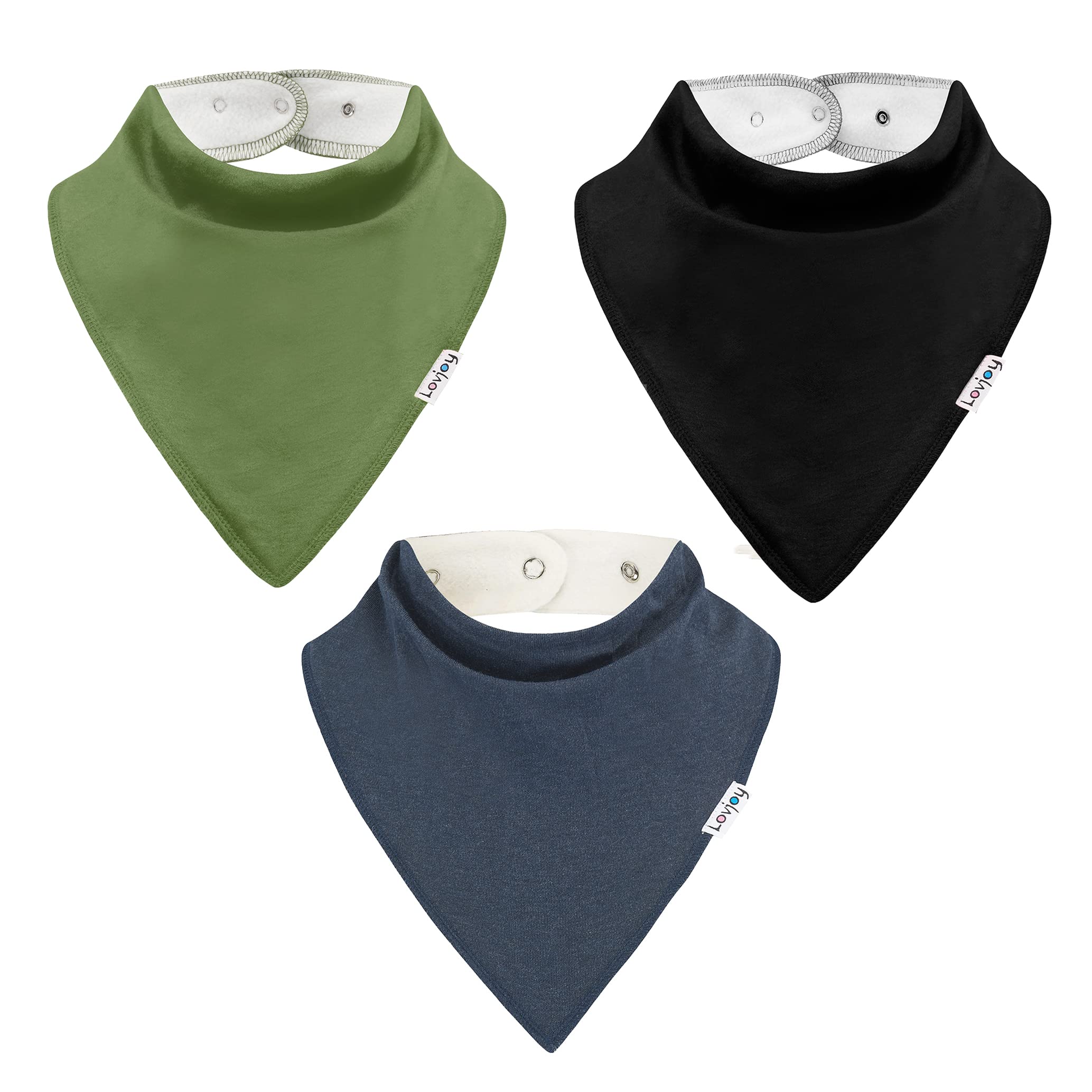 Lovjoy Large Bandana Bibs for Children 4+ Years/Special Needs Bibs/Suitable for Children, Teens and Adults/Adjustable Neck Size (Set 14)