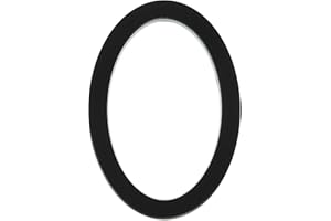 Hy-Ko Products FM-6/0 Floating House Number 0 (ZERO) 6" High, Black, 1 Piece