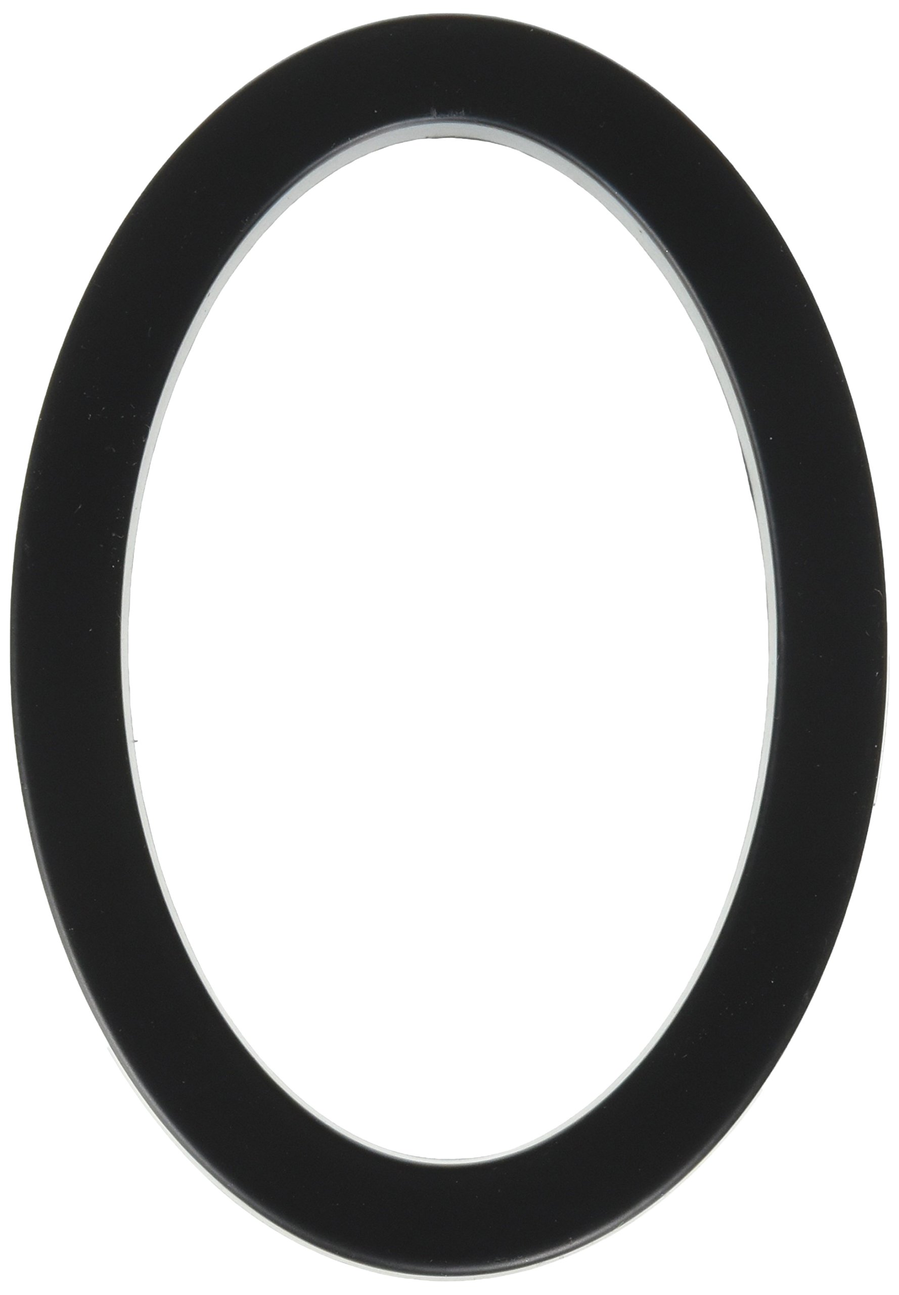 Hy-Ko Products FM-6/0 Floating House Number 0 (ZERO) 6" High, Black, 1 Piece