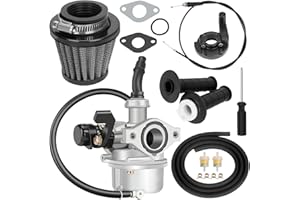 YOXUFA PZ19 19mm Carburetor 7/8 22mm Throttle Assembly for Apollo TaoTao Baja Coolster110cc 125cc 50cc 70cc Pit Dirt Bike ATV SSR Xmotos X-Pro Chinese 4 Wheel Quad 4 Stroke Parts