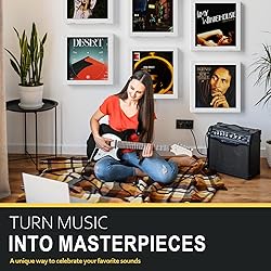Emfogo 2 Pack Vinyl Record Frame, Album Frames for
