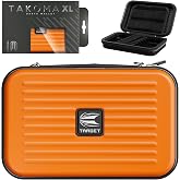Target Darts Takoma XL Darts Wallet Case, Orange &ndash; Holds 6 Darts, Protective EVA Holder with Double Zip Lock Pouches &ndash; Professional Dart Accessories