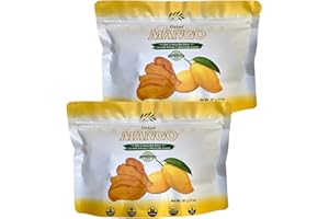 CHAVI Dried Mango | 28 Oz | Pack of 2 x 14 Oz | No Added Sugars | Naturally Sweet | No Additives or Preservatives | Healthy 1 Ingredient Superfood - Family Supersnacks | Unsulfured, Vegan, Non-GMO, Gluten-Free (PACK OF 2)