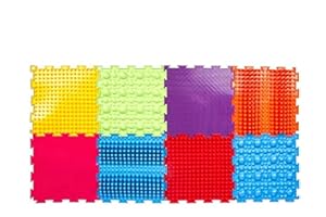 ORTHODON Massage Sensory Mat Module Game Mat for Kids and Adult Orthopedic Massage Puzzle Floor Mats