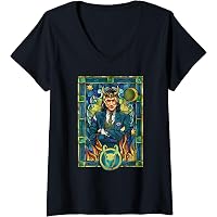Marvel Black Panther – T-Shirt Donna Nakia And Okoye Purple Sun, 90% Cotone, Manica Corta