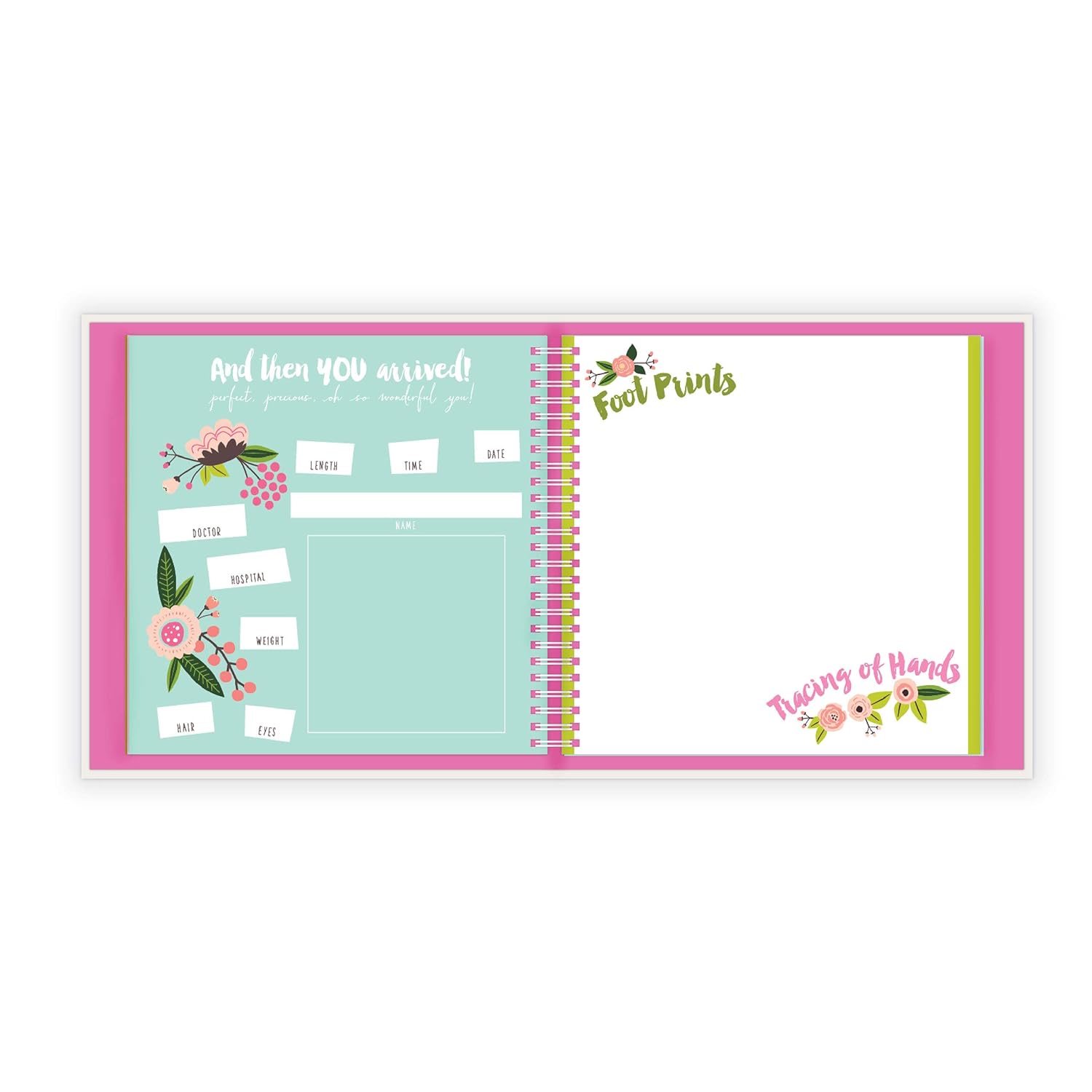 Lucy Darling Baby's First Year Memory Book: A Simple Book of Firsts - Little Artist Baby Journal - Baby Album : Baby