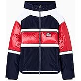 Armani Exchange mens Colorblock Hooded Puffer