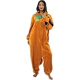 Bioworld Scooby Doo Adult Onesie Costume Kigurumi Union Suit With Hood
