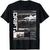 Cool Retro Vintage Japanese JDM Tokyo Japan Drift Race Car T-Shirt