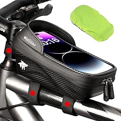 WOLFILIST Bike Bag - Waterproof Bike Frame Bag with