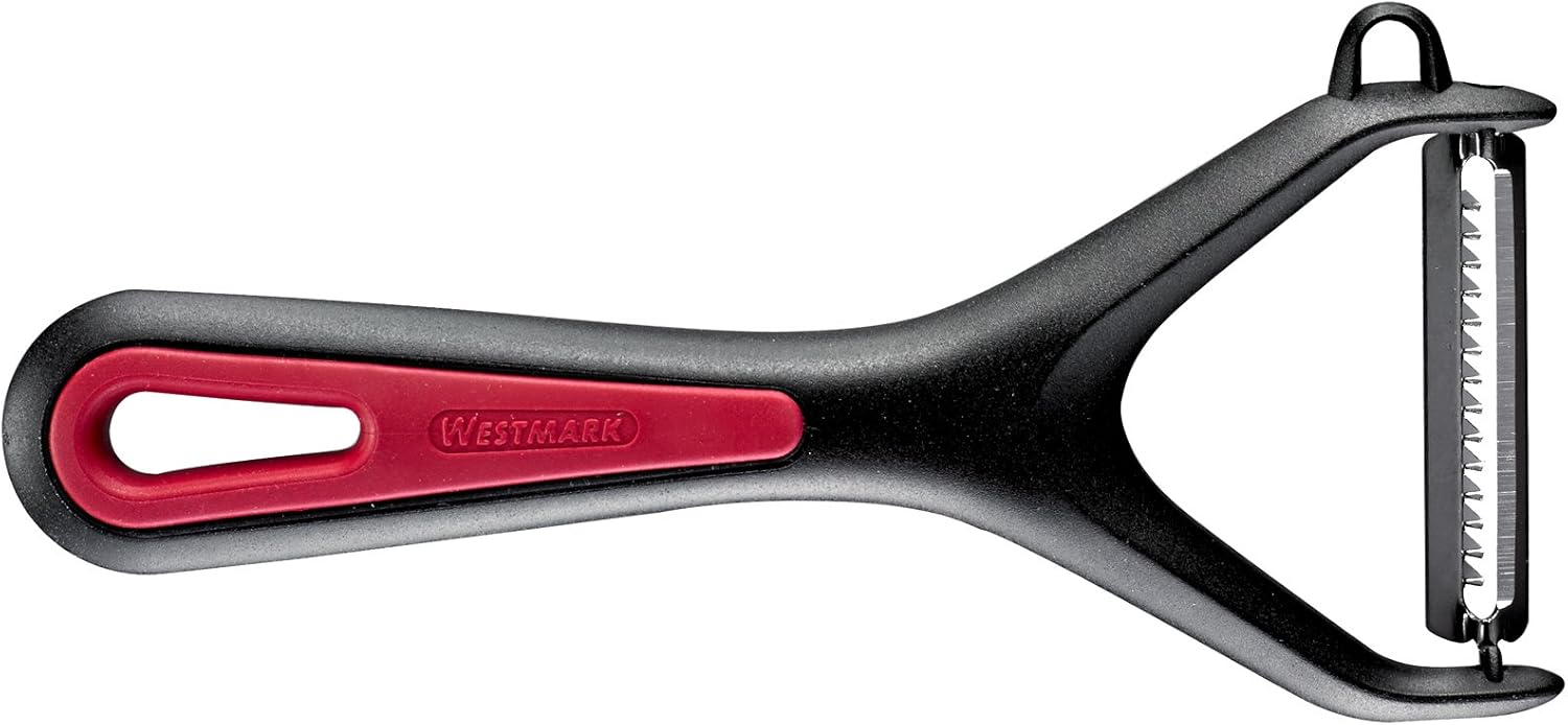 Westmark Gemüse-Schäler mit grob gezackter Klinge und Ausstecher, 15 x 6,9 cm, Julienne Schneider Gallant, Kunststoff/ Edelstahl, 29052270