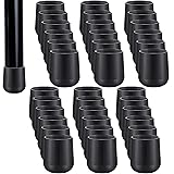 36 Pieces 7/8 Inch Folding Chair Leg Caps