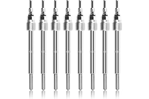 Ensun 8C3Z12A342A Diesel Glow Plugs - Dual Coils - Compatible with 2008-2010 Ford F250 F350 F450 F550 Super Duty 6.4L V8 engine Pack of 8