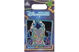 Disney Pin - Hong Kong Disneyland - HKDL - Hercules - Hades - Glow In The Dark