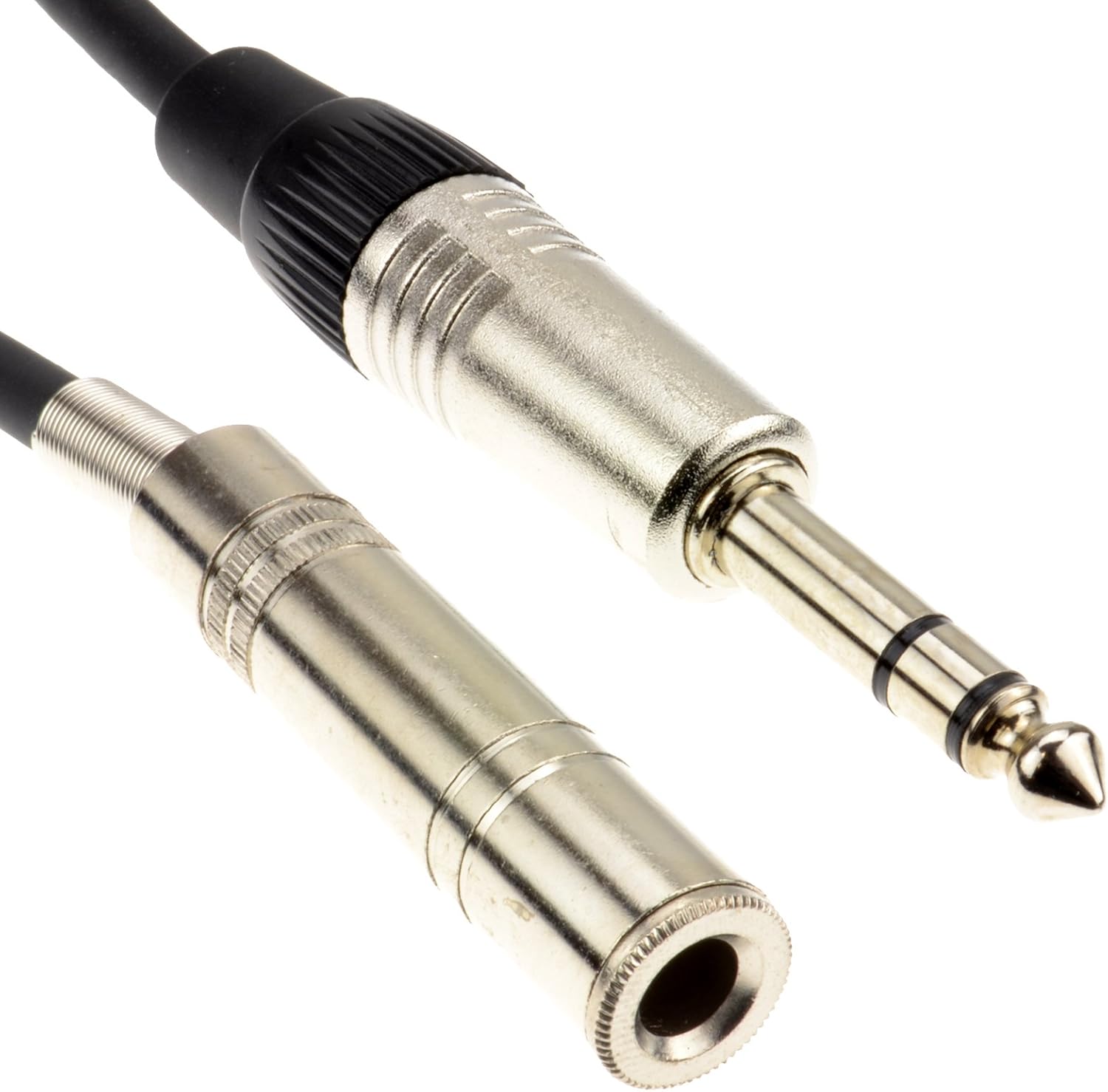 JuicEBitz Gold Plated 1/4 Inch Guitar Amp Cable (Various Lengths) – 20 AWG Shielded Instrument Lead, UK Made