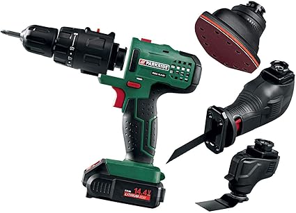 Parkside 4 In 1 Perceuse Visseuse Sans Fil 20 V Amazon Fr Bricolage