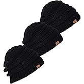 Tough Headwear Slouchy Beanie Hat - Cable Knit Beanies - Itch-Free Winter Hats for Women - Durable Acrylic Winter Essentials