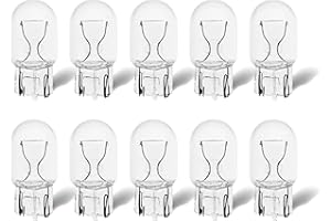 Rafeal Auto 7440 Light Bulb 10 Pack,T20 Automotive Brake Light Turn 7440 Miniature Bulb Mini Bulb Taillight Turn Signal Light,Replacement for Cars,Trucks,SUVs